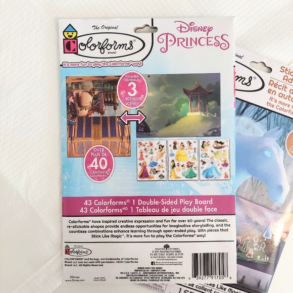 Colorforms Disney Princess & Frozen II Sticker Story Adventure Play Sets - Picture 4 of 5